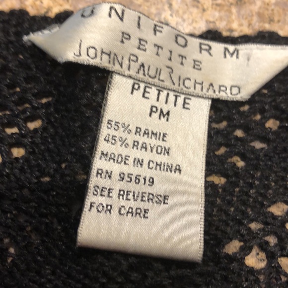 Uniform Petite John Paul Richard Medium P Sweater - Picture 2 of 13